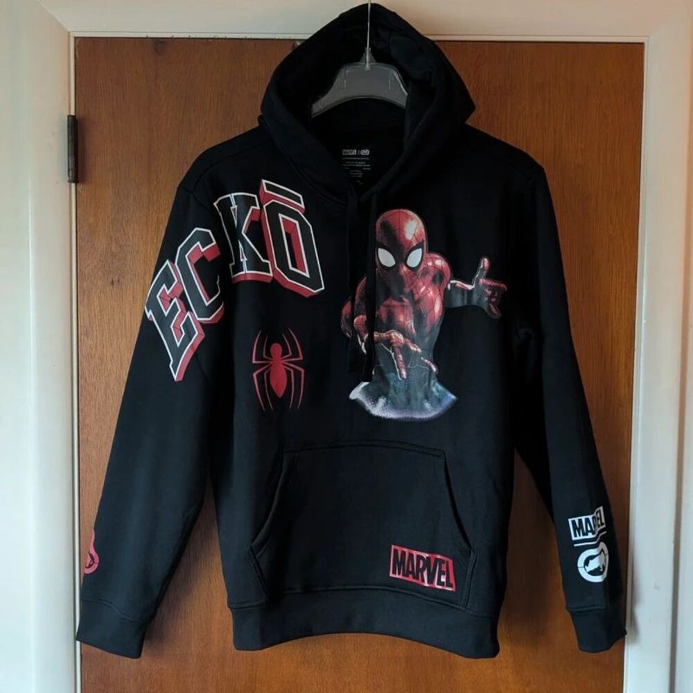 Ecko Unltd x Spiderman Marvel Hoodie Men's size Medium NEW!
